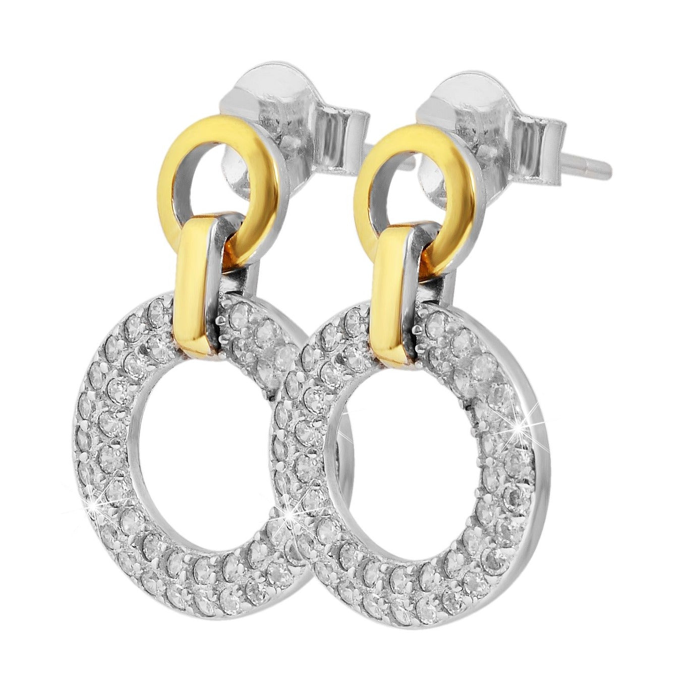 Damen Ohrringe – Ohrstecker aus 925 Silber mit Zirkonia