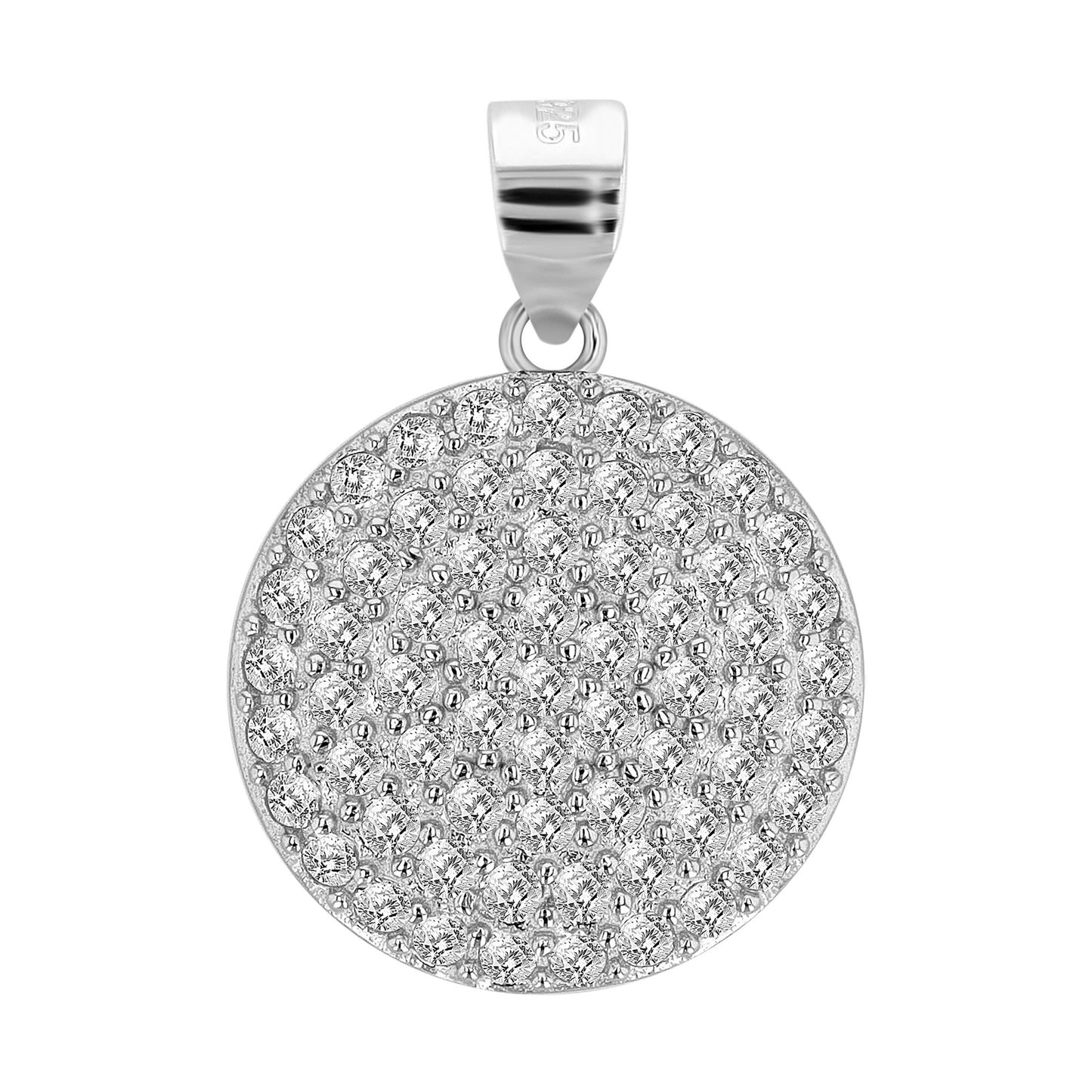 Damen Anhänger aus 925 Silber mit Zirkonia