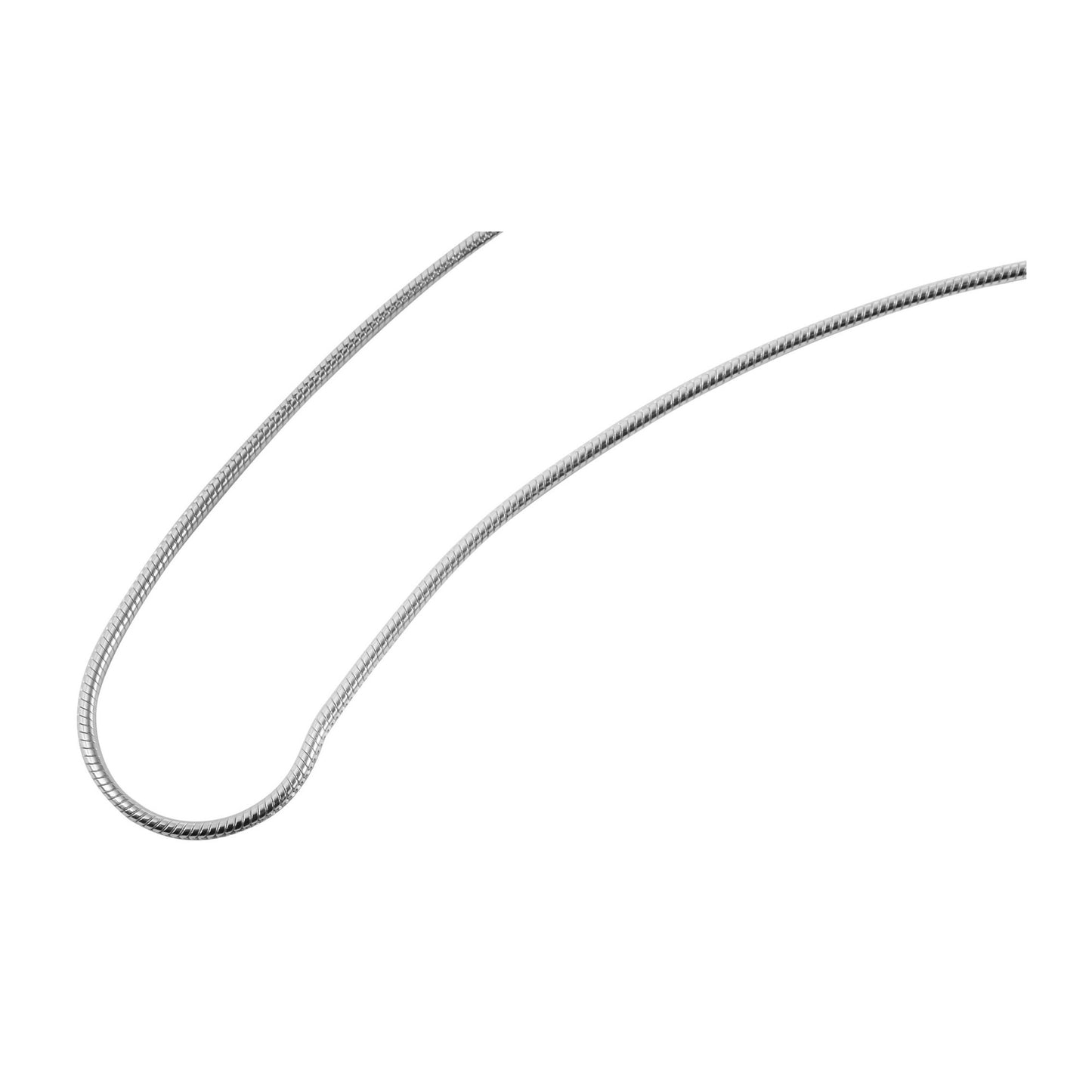 Unisex Halskette – Schlangenkette aus 925 Silber 42 cm