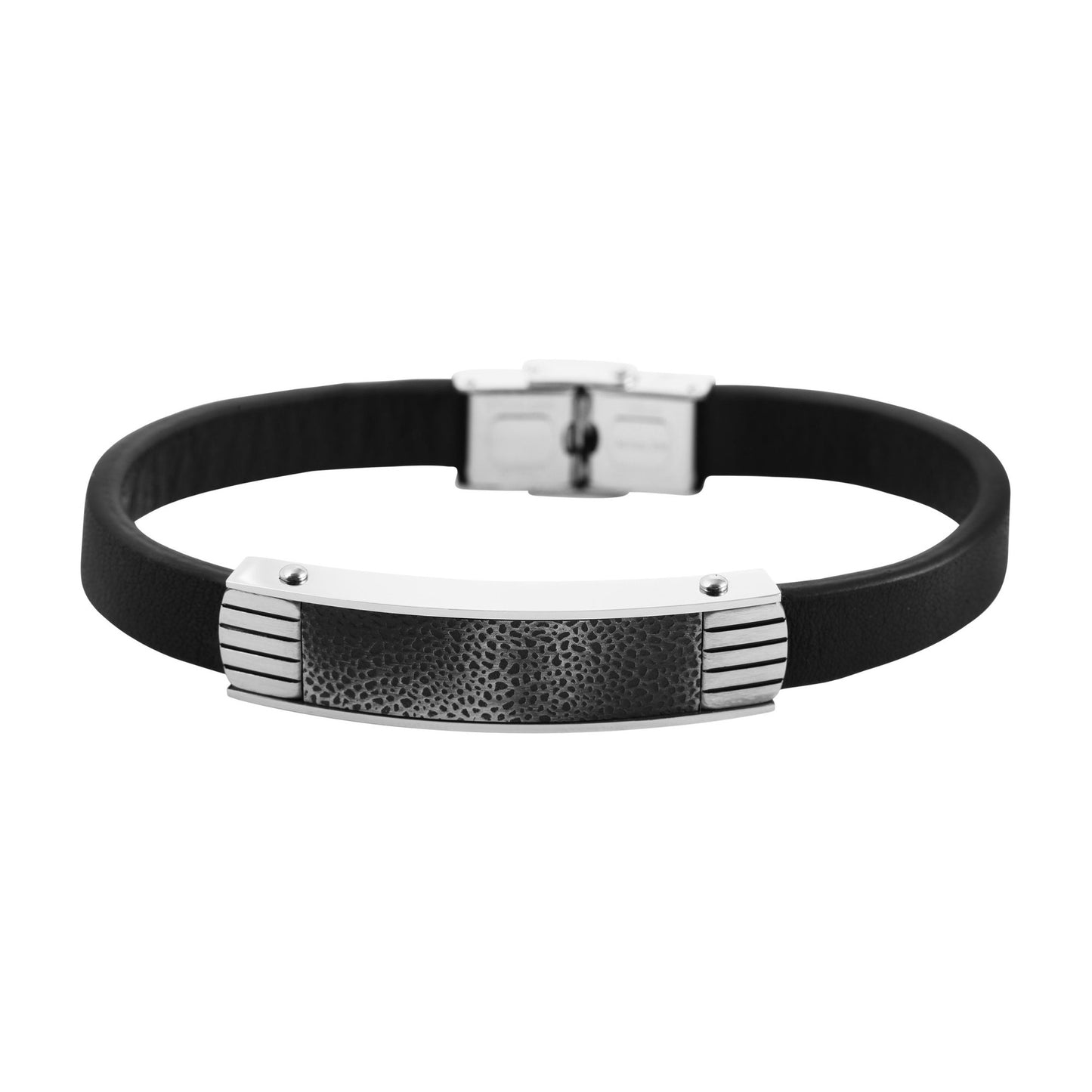 Unisex Armband – Armreif aus Leder 23 cm