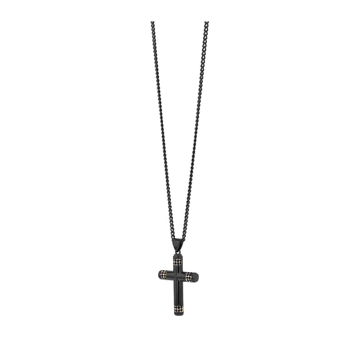 Herren Halskette mit Anhänger – Kreuz aus Edelstahl