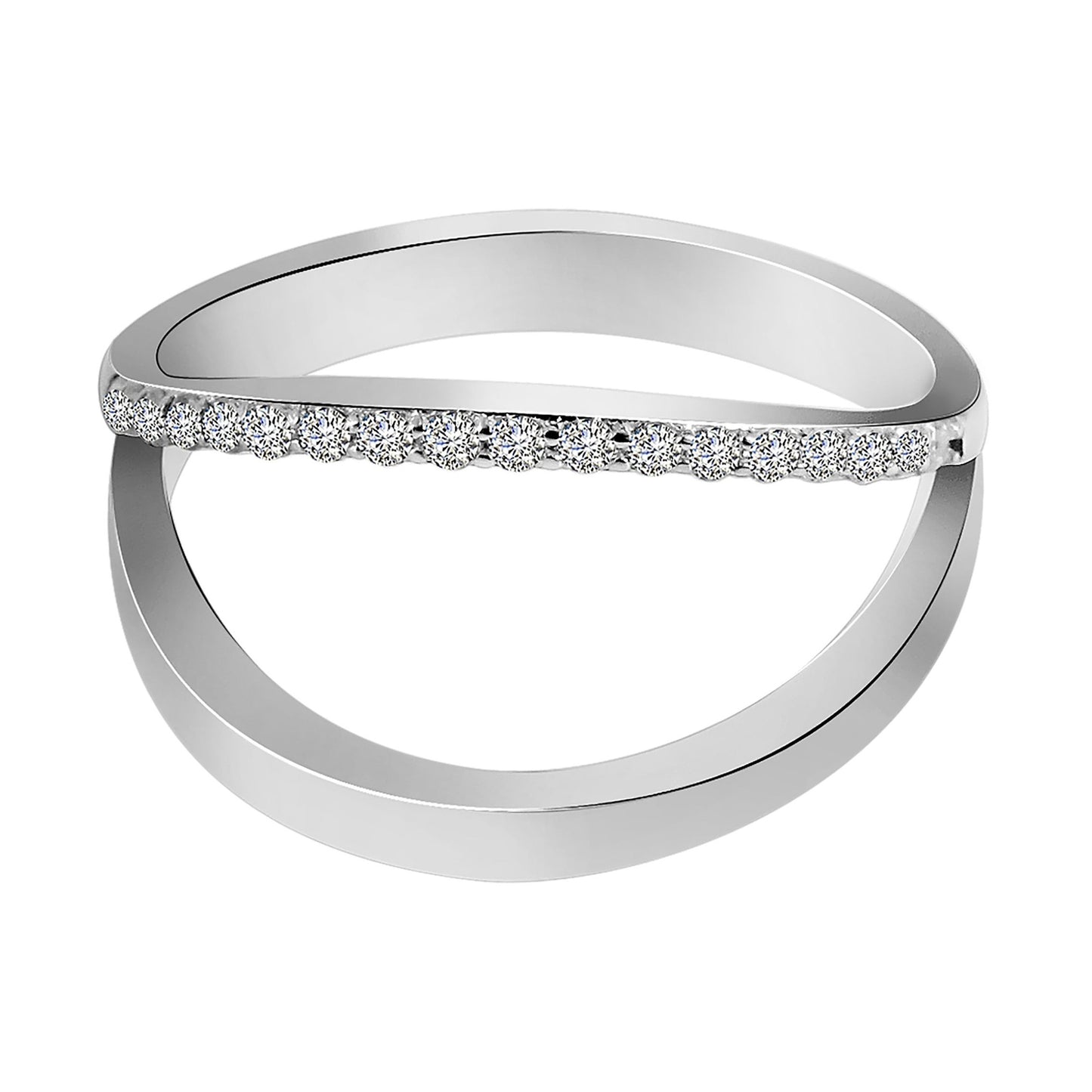 Damen Ring aus 925 Silber mit Zirkonia