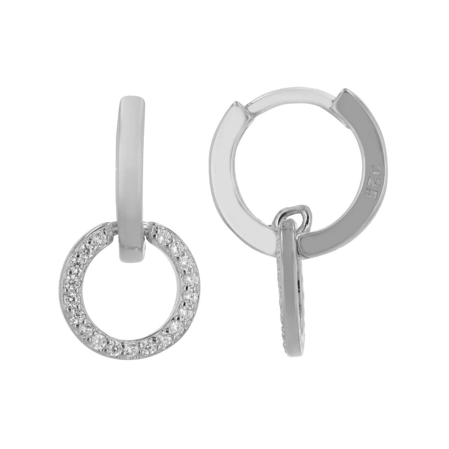 Damen Anhänger aus 925 Silber mit Zirkonia