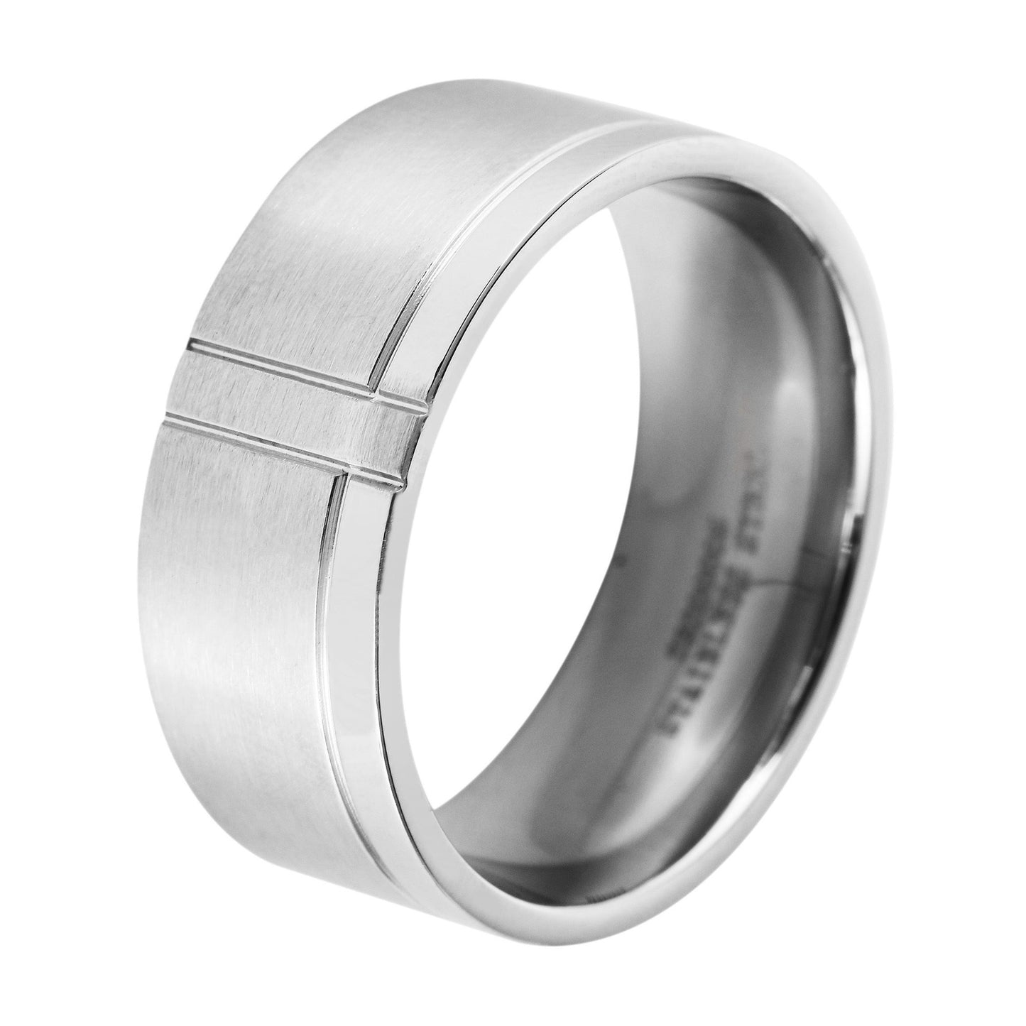 Damen Ring aus Edelstahl