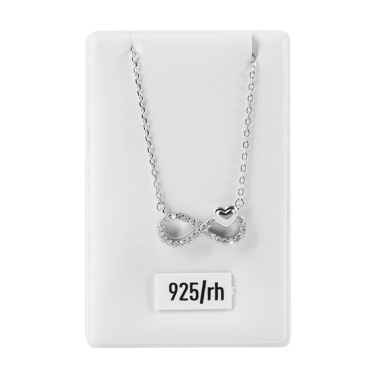 Damen Halskette mit Anhänger – Unendlichkeitszeichen aus 925 Silber