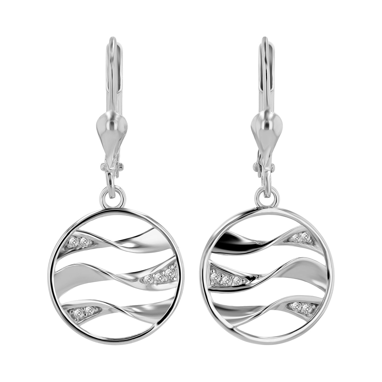 Damen Anhänger aus 333 Gold mit Zirkonia