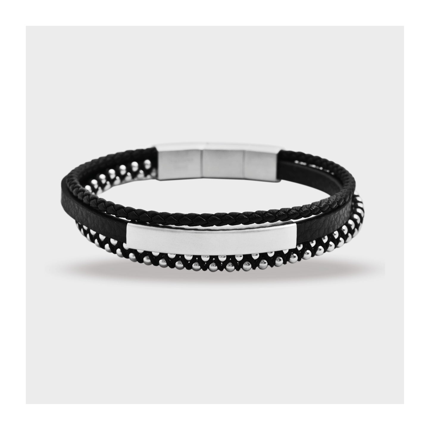 Unisex Armband aus Leder 21+1 cm