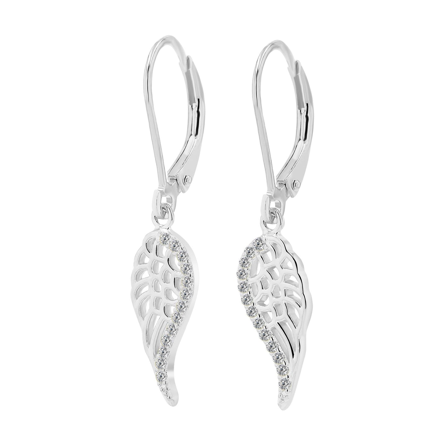Damen Ohrringe aus 925 Silber mit Zirkonia