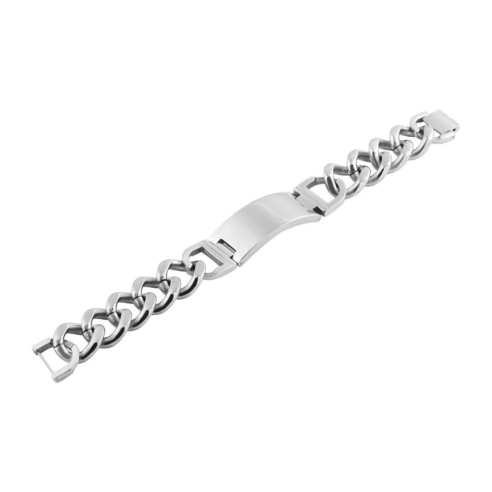 Damen Armband – Panzerarmband aus Edelstahl 21 cm