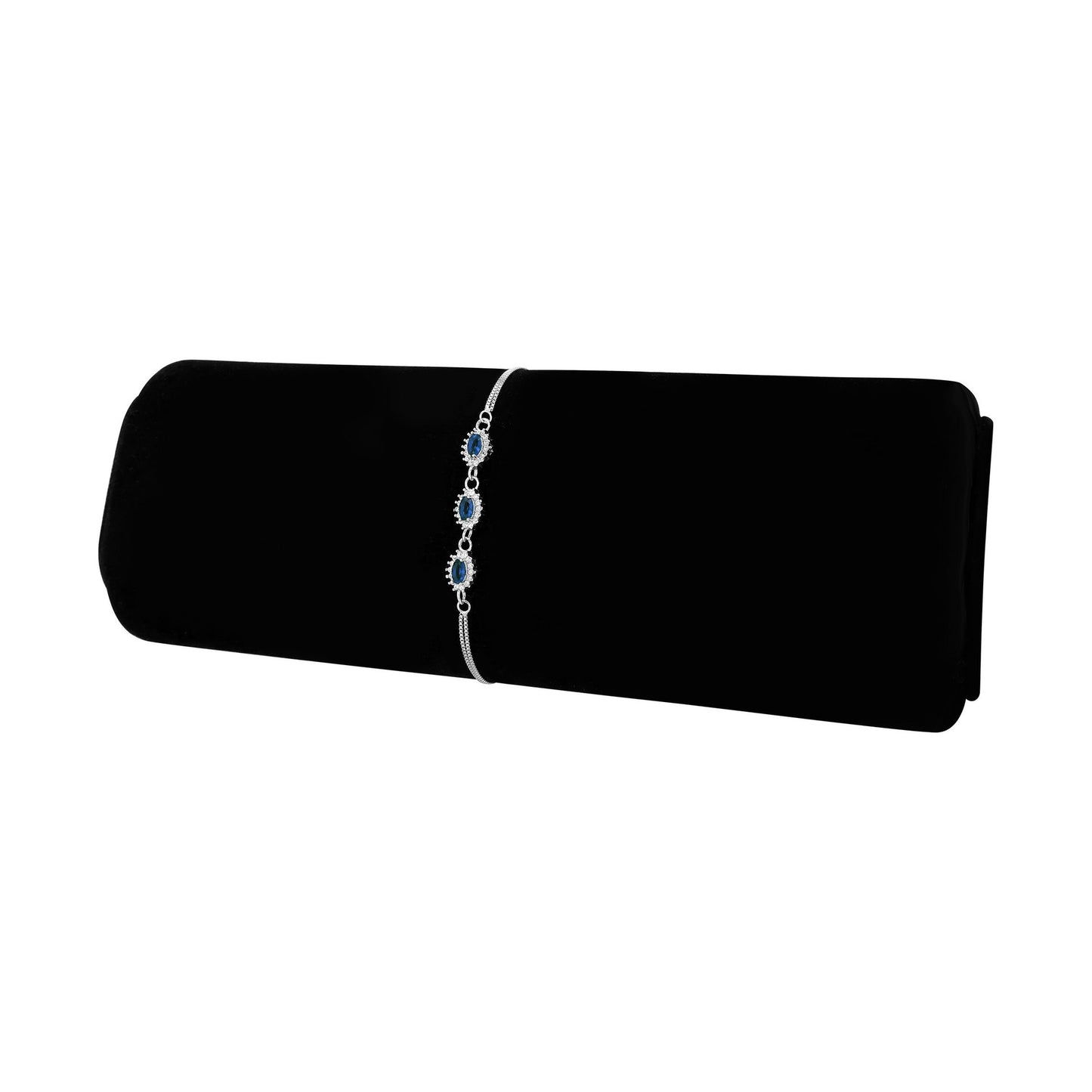 Damen Armband aus 925 Silber mit Zirkonia 17+3 cm