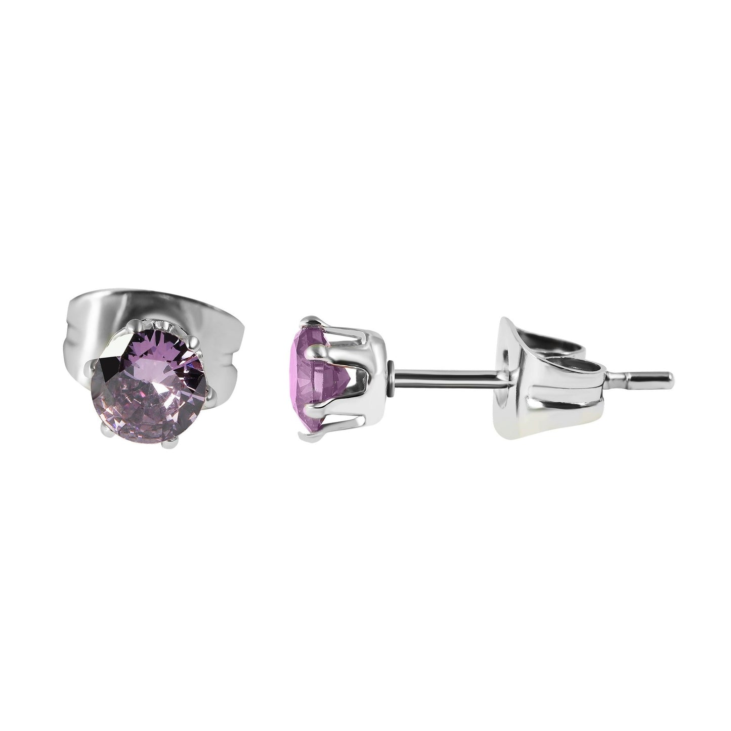 Damen Ohrringe – Ohrstecker aus Edelstahl mit Zirkonia