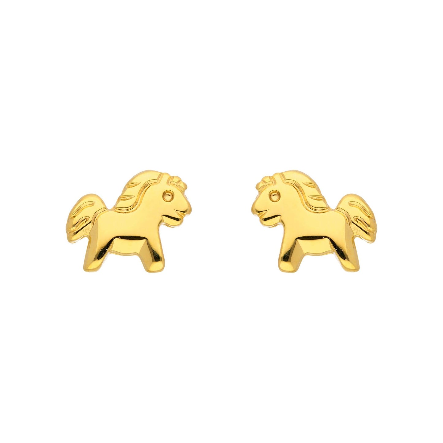 Adelia´s 333 Gold Ohrringe   Ohrstecker Pferd