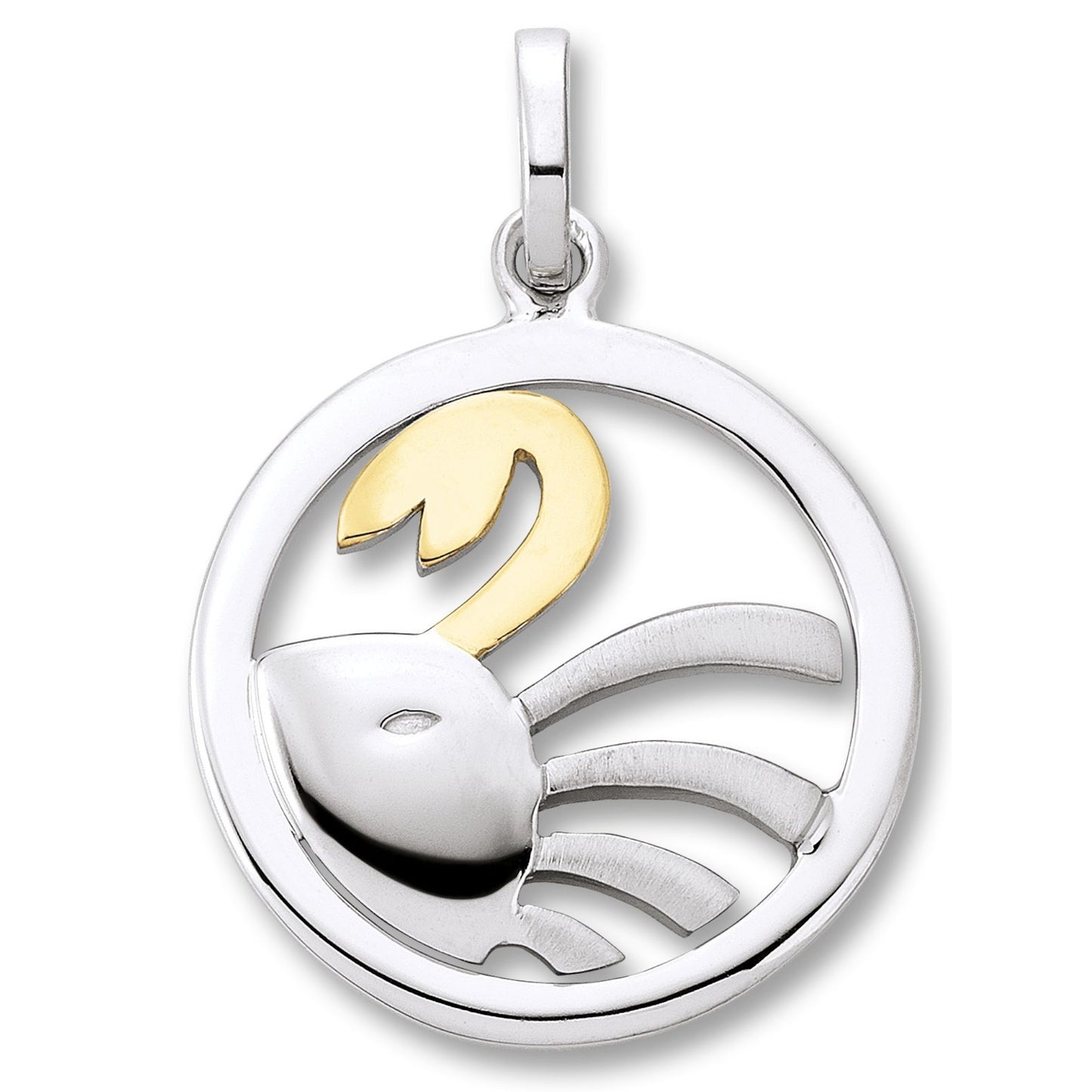 One Element Krebs Sternzeichen Anhänger aus 925 Silber