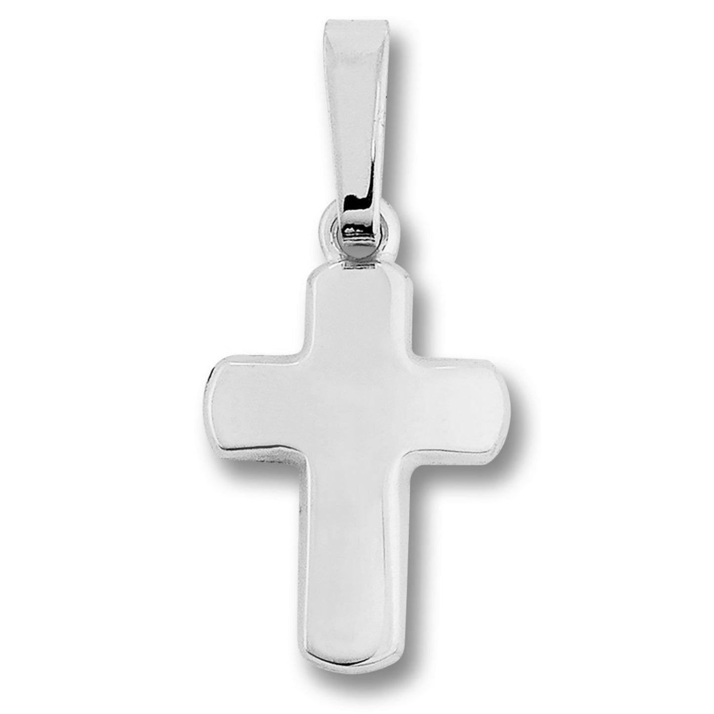 One Element Kreuz Anhänger aus 333 Weißgold