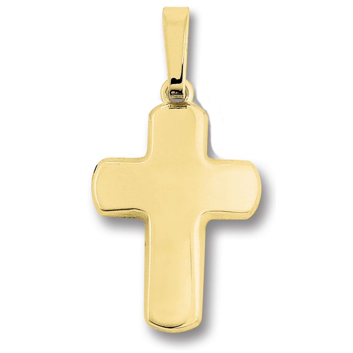 Kreuz Anhänger aus 333 Gelbgold