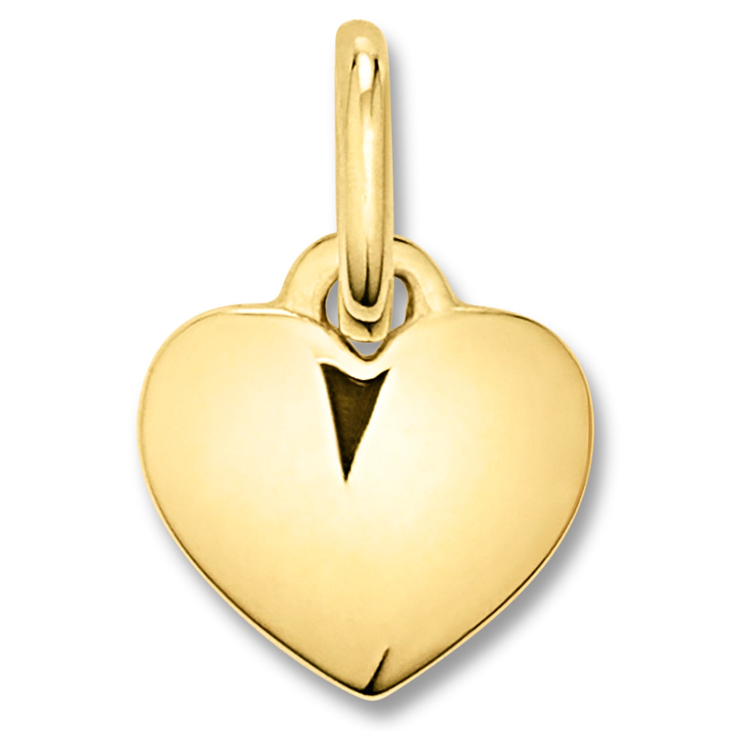 One Element Herz Herz Anhänger aus 333 Gelbgold