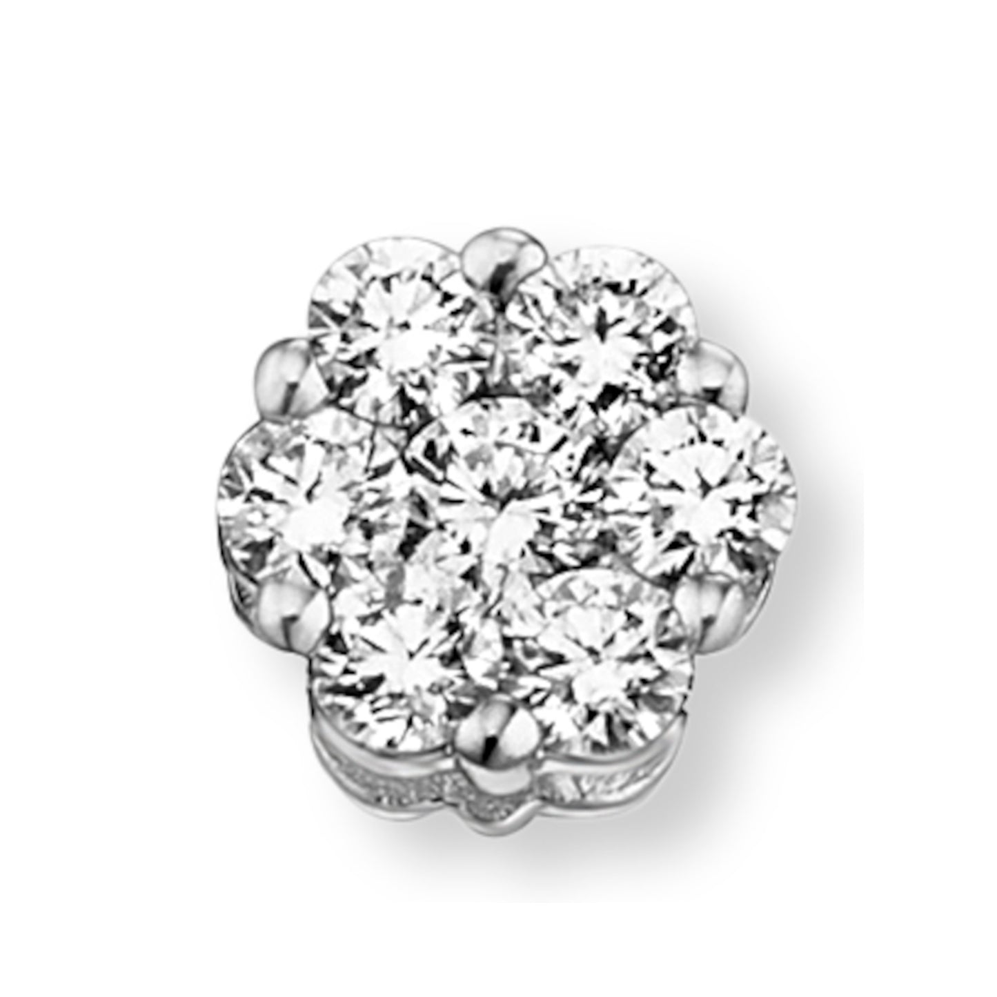 0.25 ct Diamant Brillant Anhänger aus 585 Weißgold