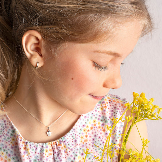 One Element Zirkonia Engel Anhänger aus 925 Silber