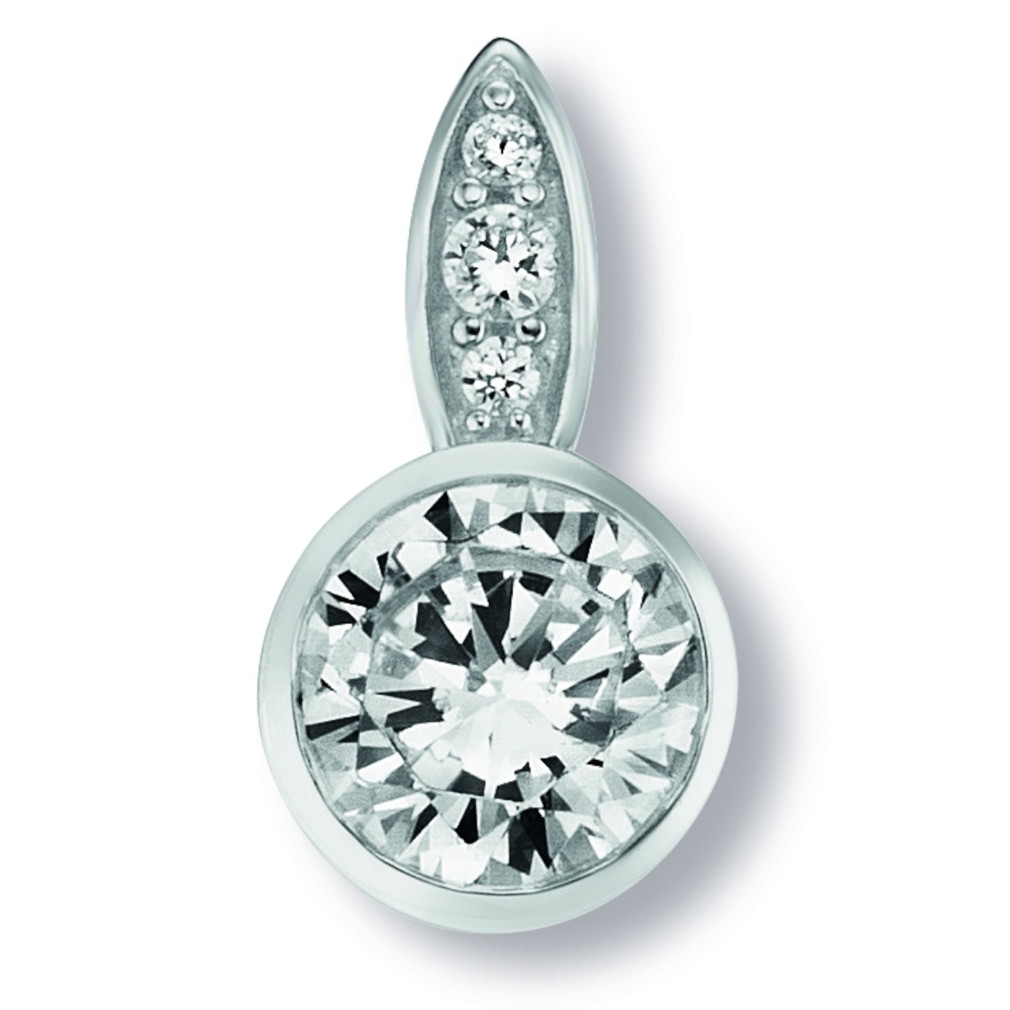 One Element Zirkonia Anhänger aus 925 Silber
