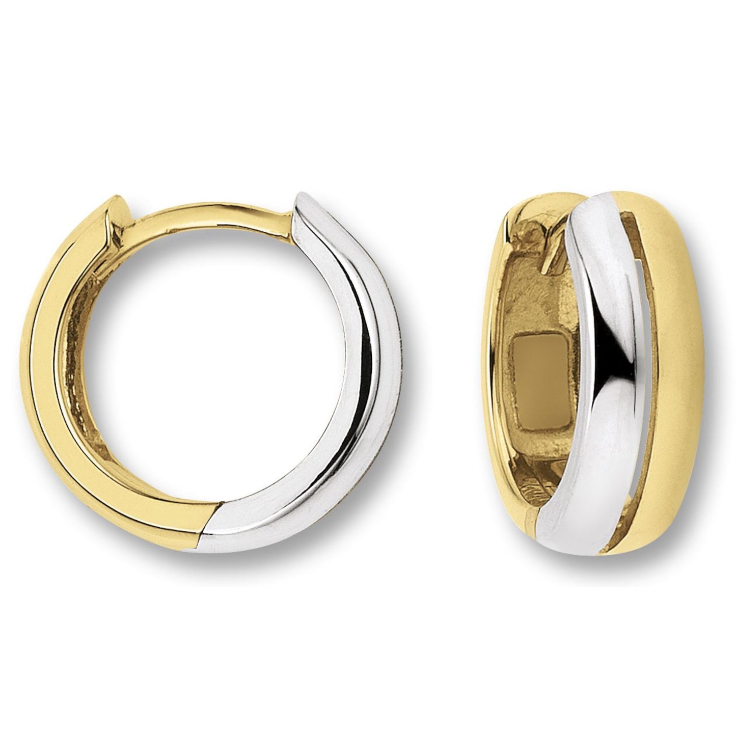 One Element Ohrringe Creolen aus 333 Gelbgold