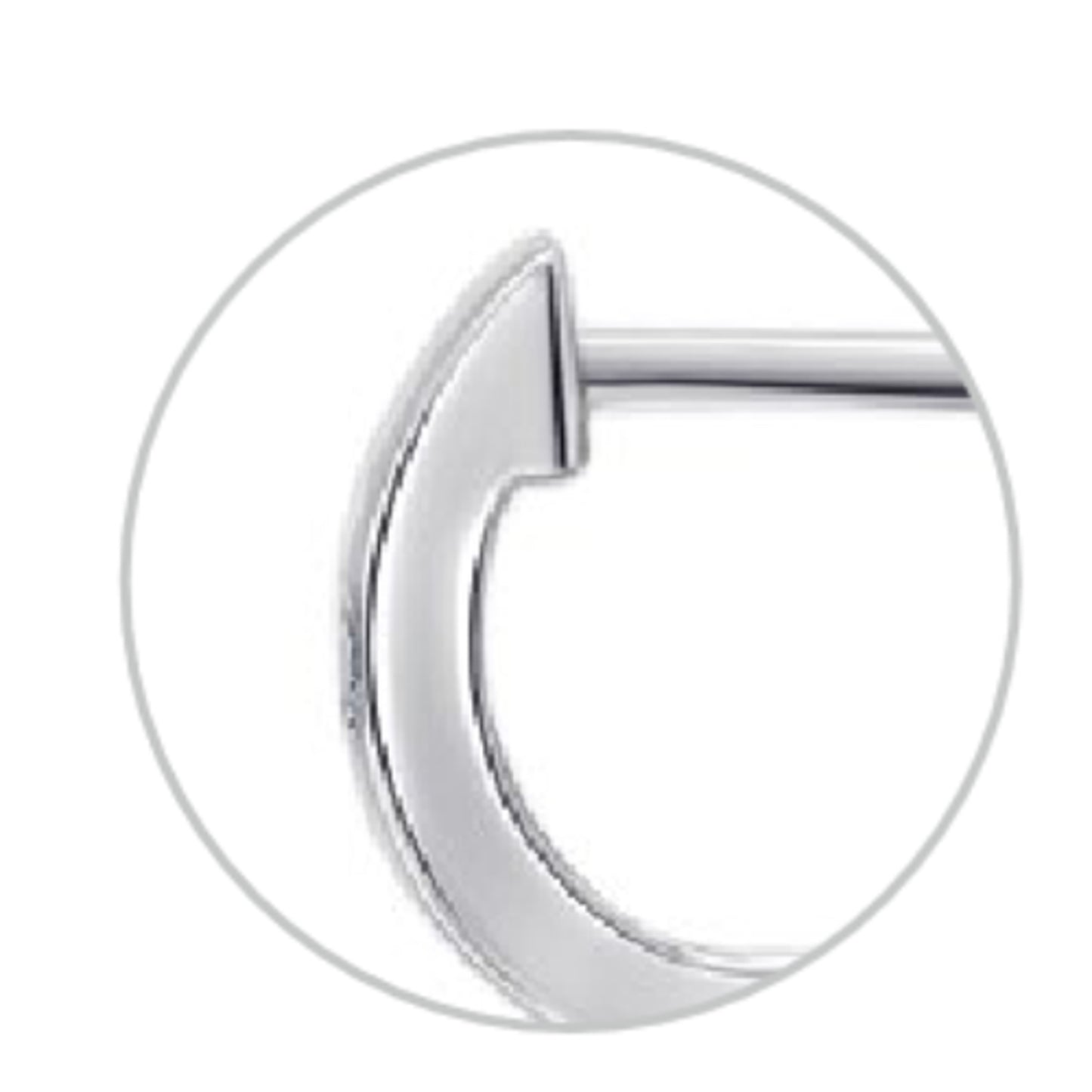 0,10 ct Diamant Brillant Ohrringe Creolen aus 585 Gelbgold