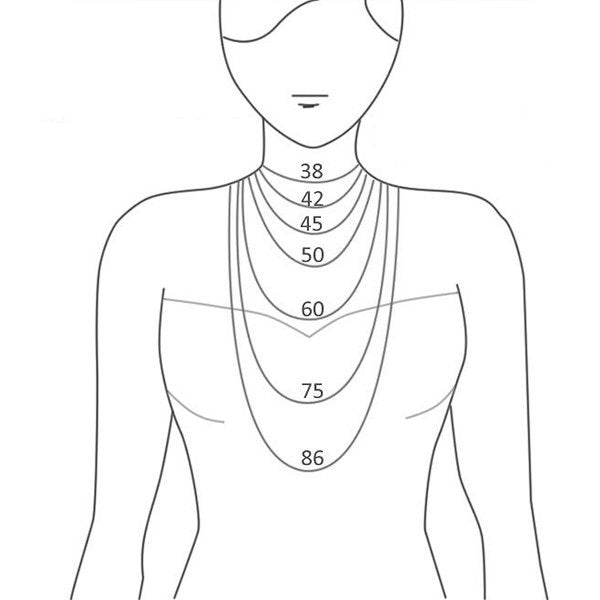 Halskette Rundankerkette aus 333 Gelbgold Ø 2,4 mm