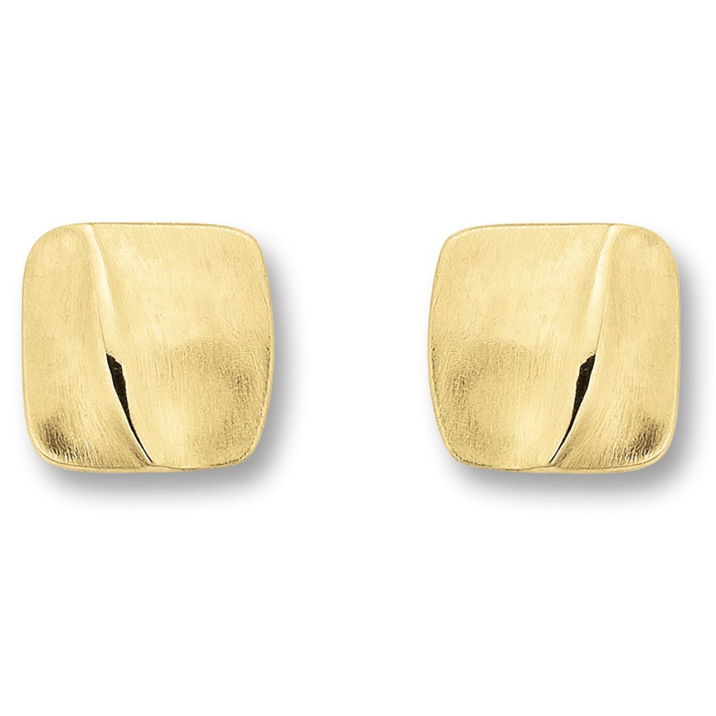 One Element Ohrringe Ohrstecker aus 333 Gelbgold