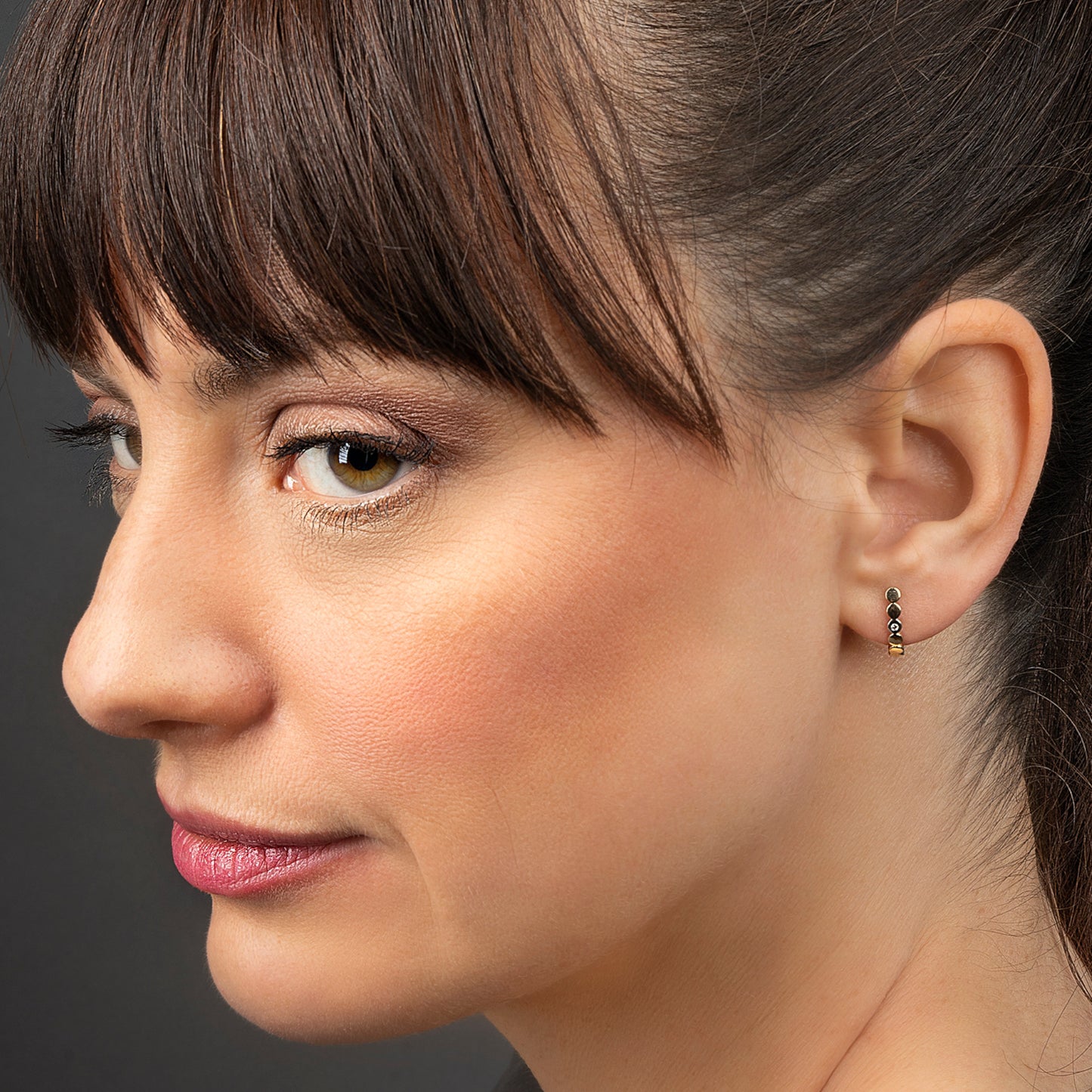 One Element 0.02 ct Brillant Diamant Ohrringe Ohrstecker aus 585 Gelbgold