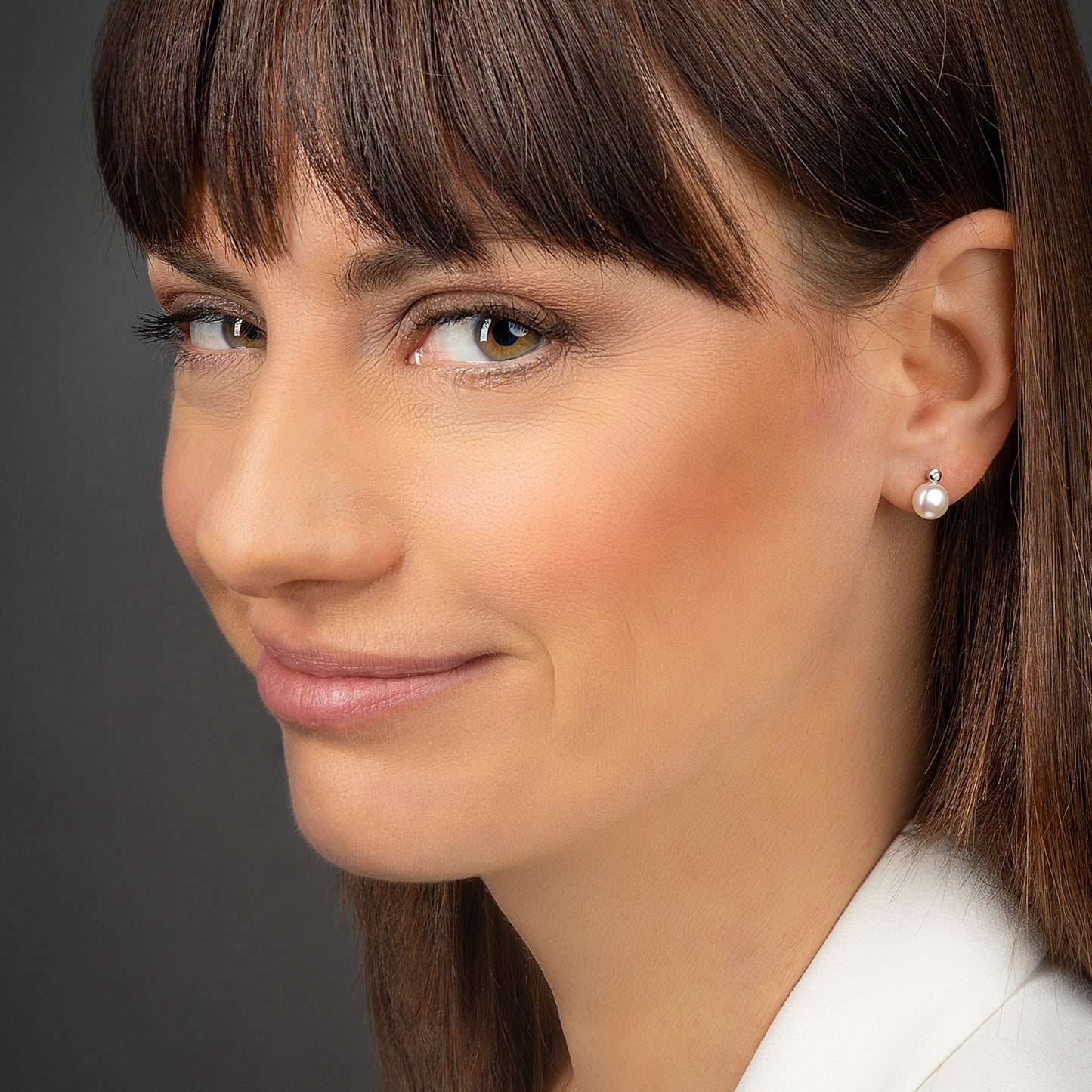 One Element 0.02 ct Brillant Diamant Ohrringe Ohrstecker aus 585 Gelbgold