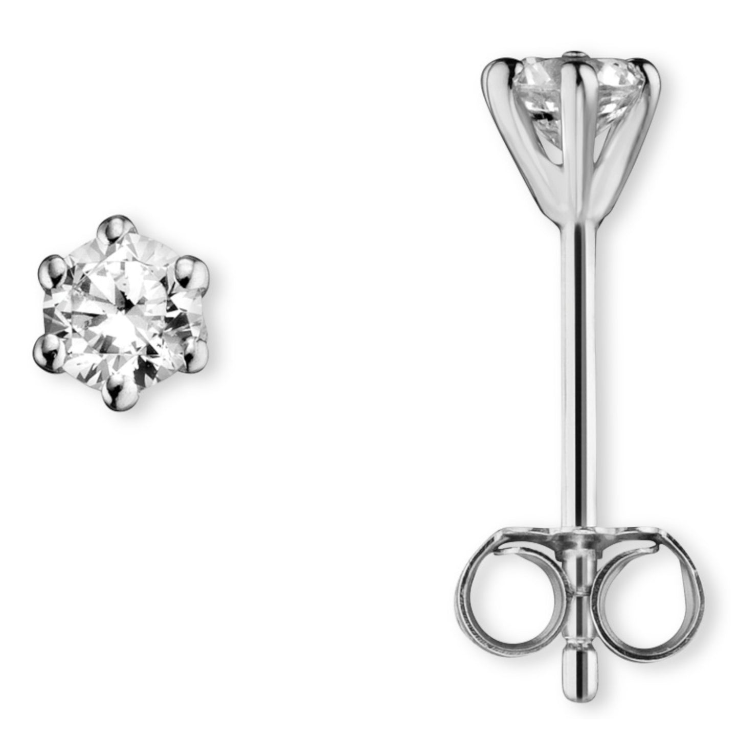 One Element Zirkonia Ohrringe Ohrstecker aus 925 Silber