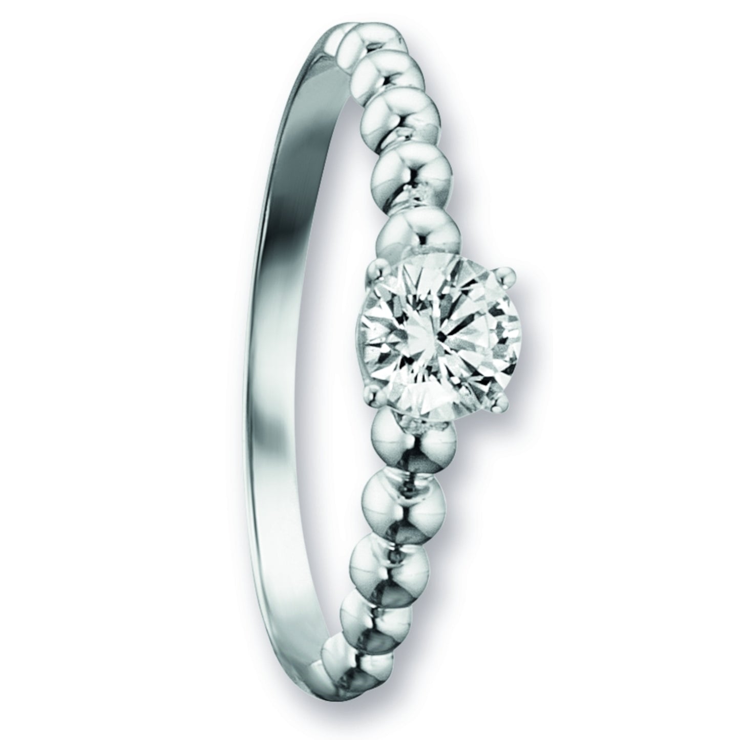One Element Zirkonia Ring aus 333 Weißgold