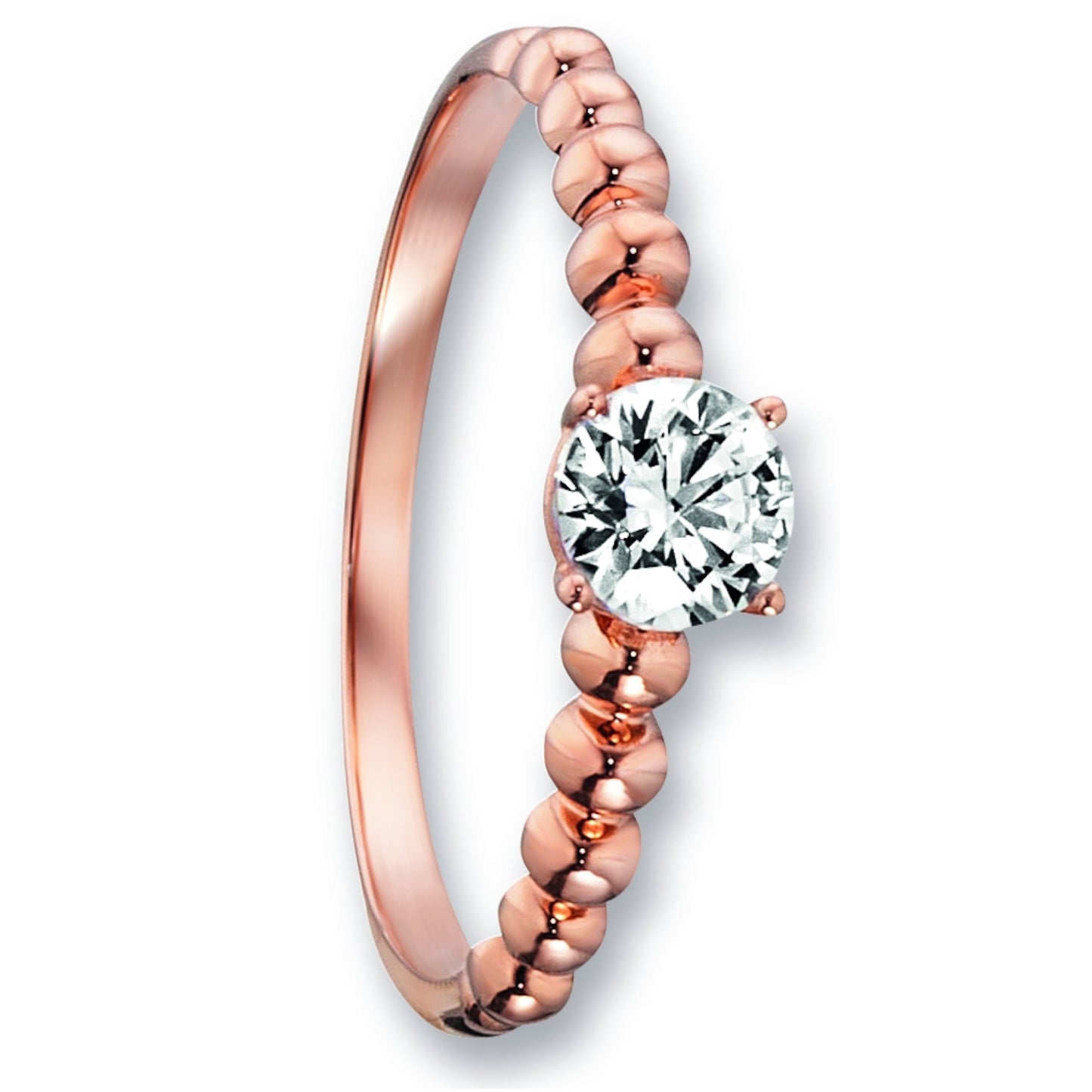 One Element Zirkonia Ring 333 Roségold