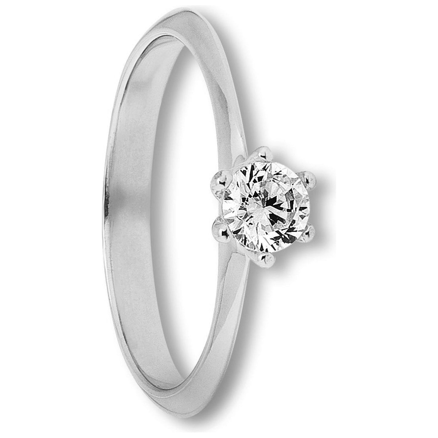 One Element Zirkonia Ring aus 333 Weißgold