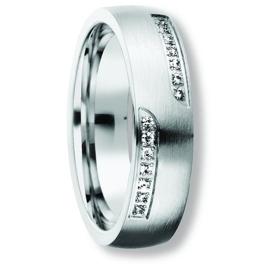 One Element  Zirkonia Freundschaft  Partner Ring aus 925 Silber