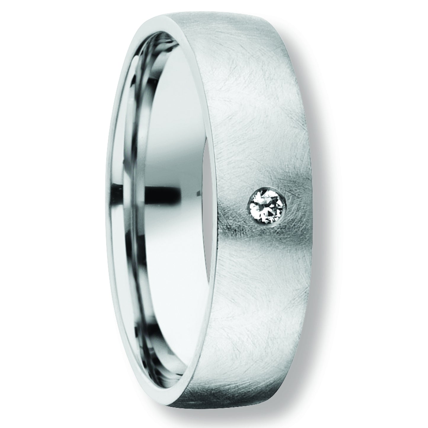 One Element Zirkonia Freundschaft Partner Ring aus 925 Silber