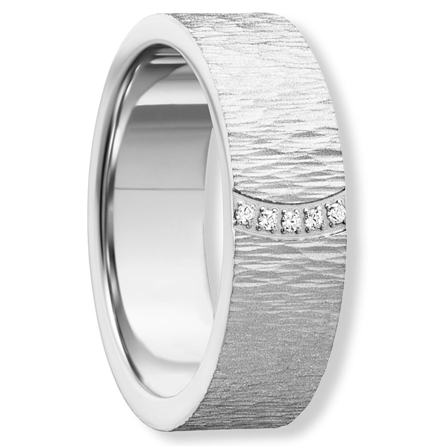 One Element Zirkonia Freundschaft Partner Ring aus 925 Silber