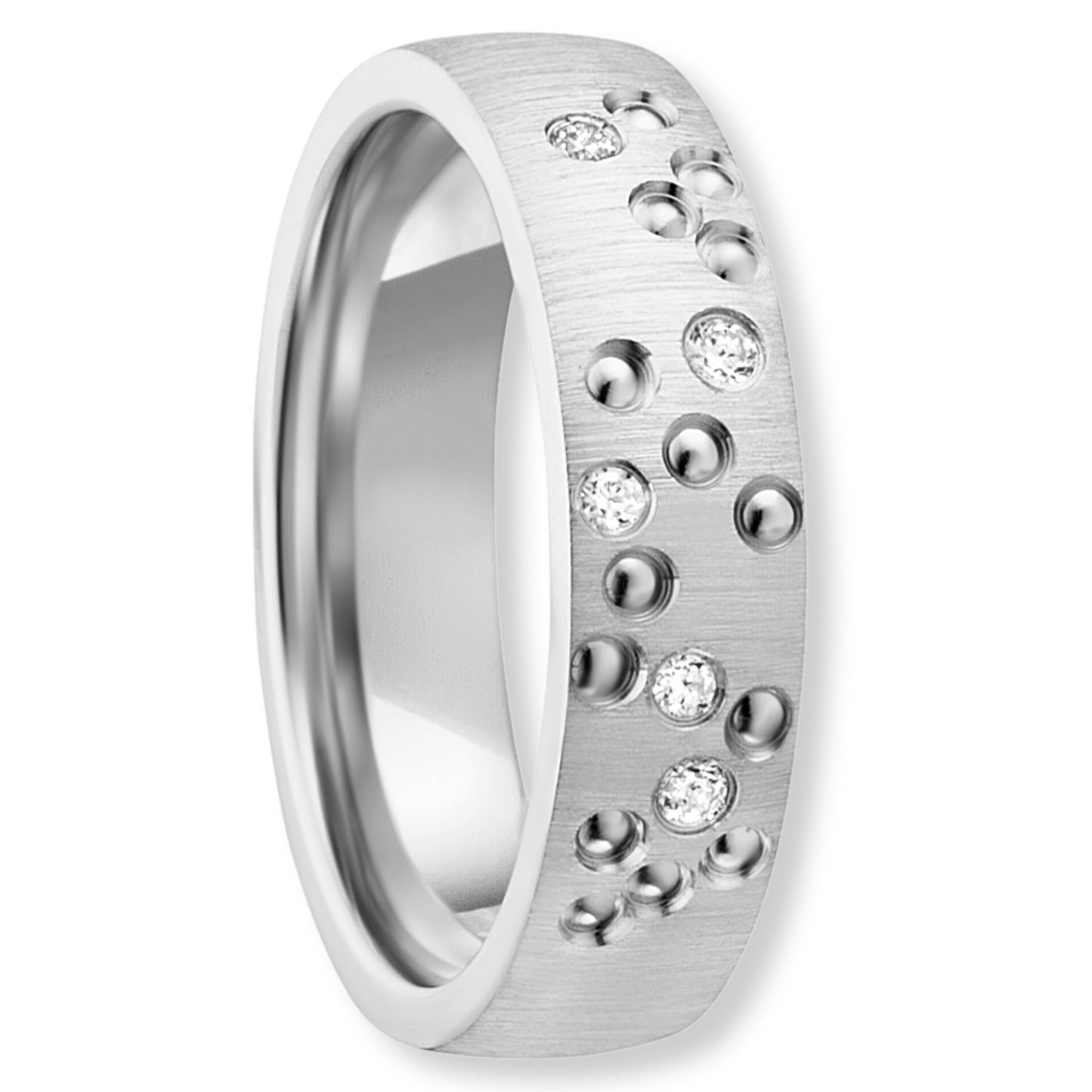 One Element Zirkonia Freundschaft Partner Ring aus 925 Silber