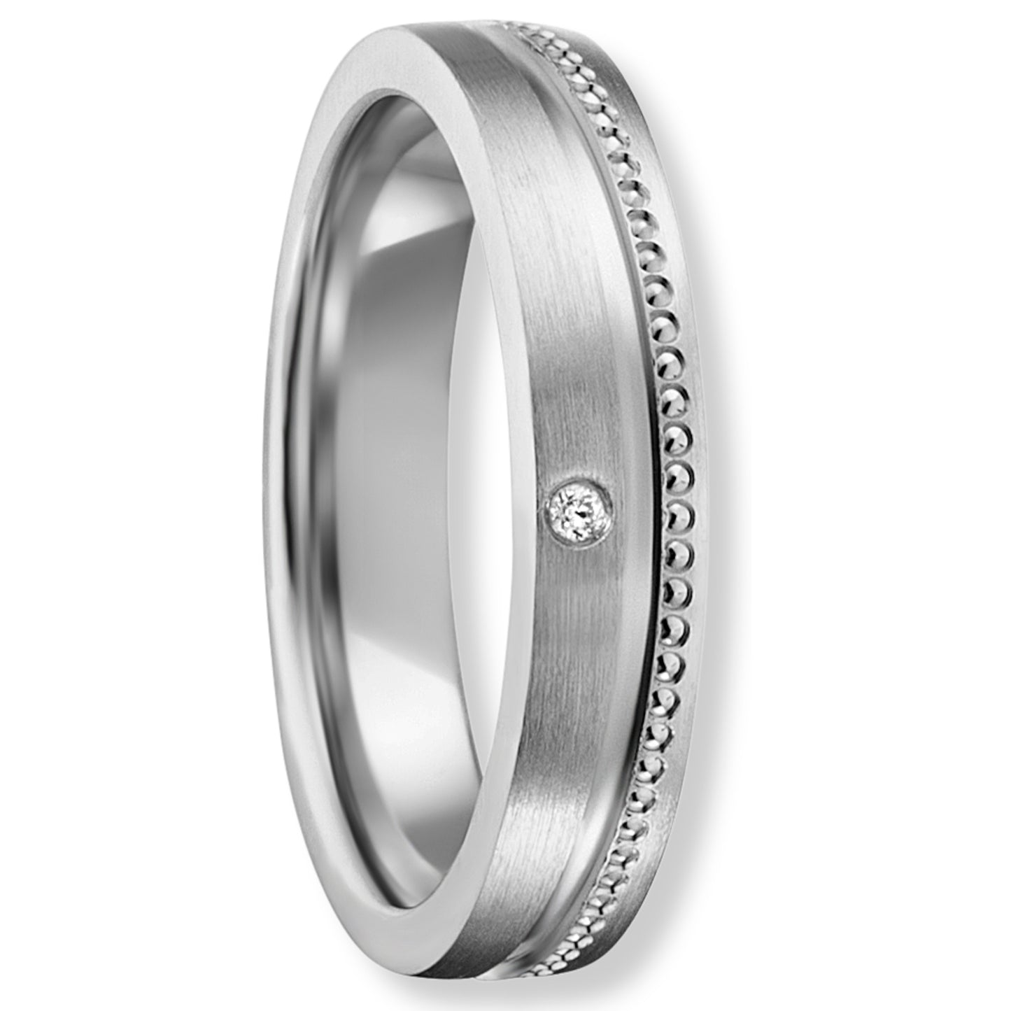 One Element Zirkonia Freundschaft Partner Ring aus 925 Silber