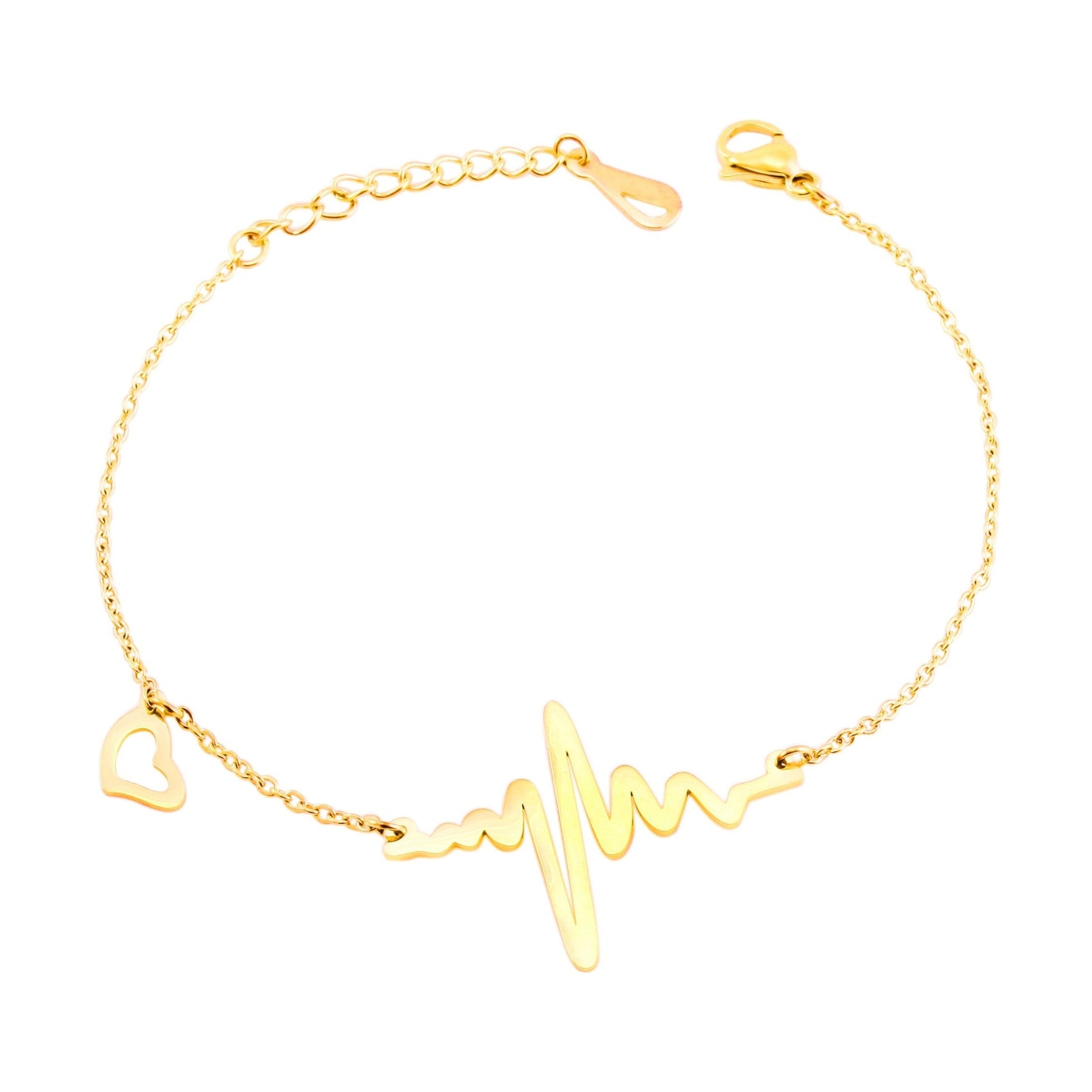 Damen Armband – Herz aus Edelstahl 17 cm