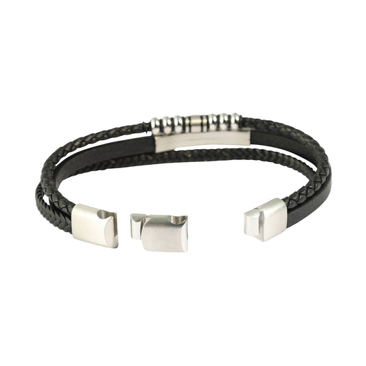 Herren Armband – Lederarmband aus Leder 19 cm