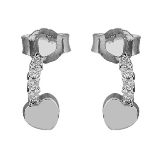 Damen Ohrringe – Ohrstecker aus 925 Silber mit Zirkonia