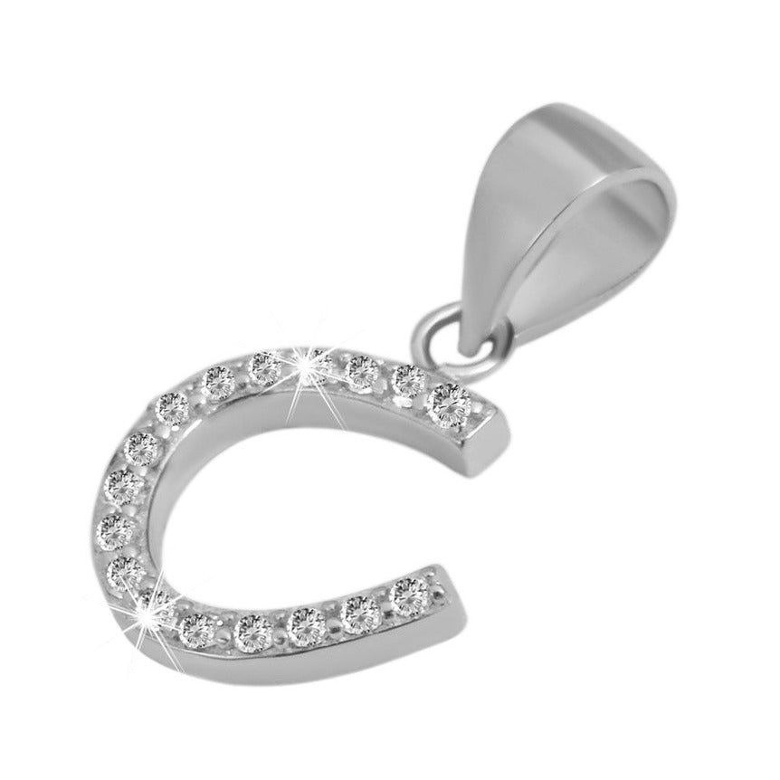 Damen Anhänger aus 925 Silber mit Zirkonia