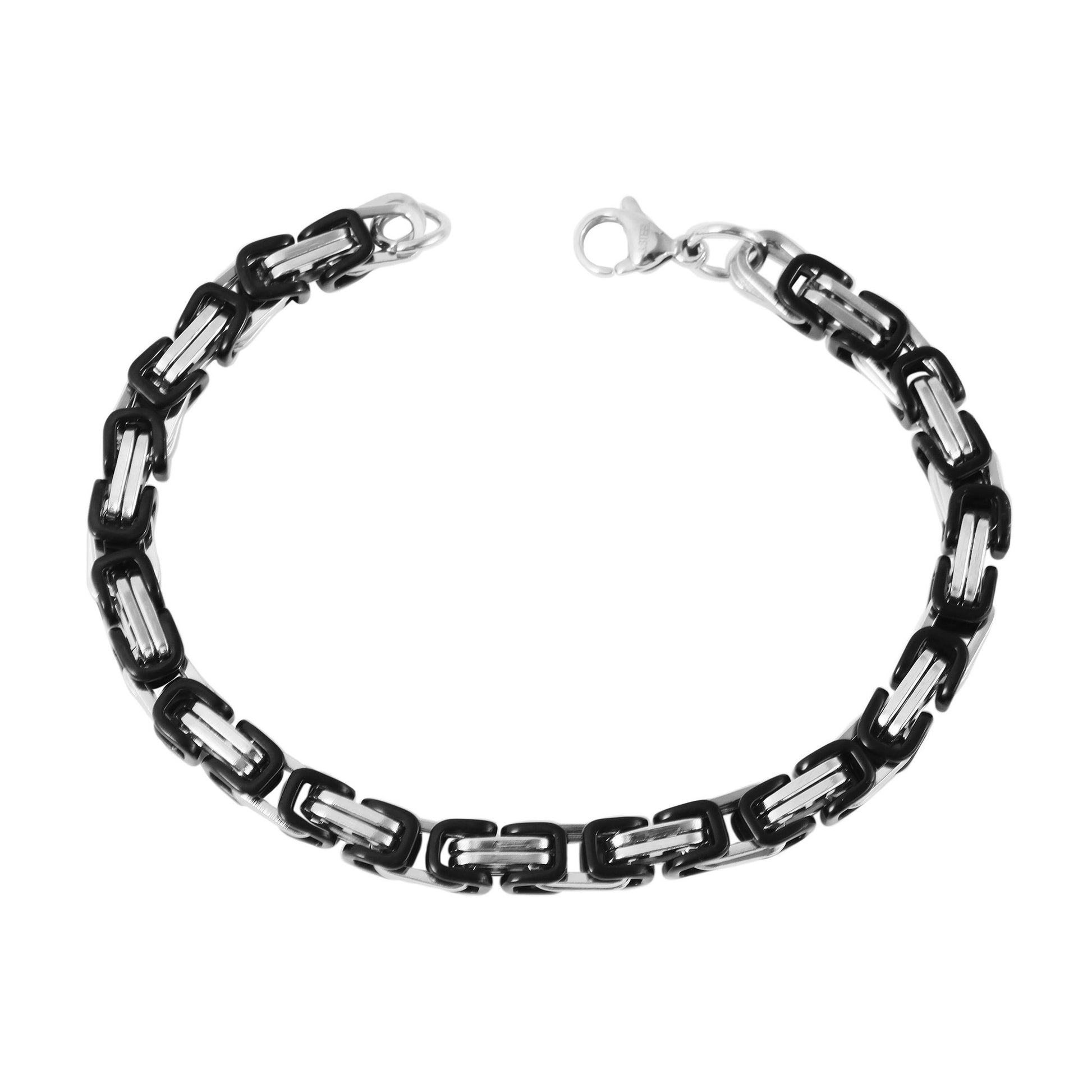 Herren Armband aus Edelstahl 22 cm