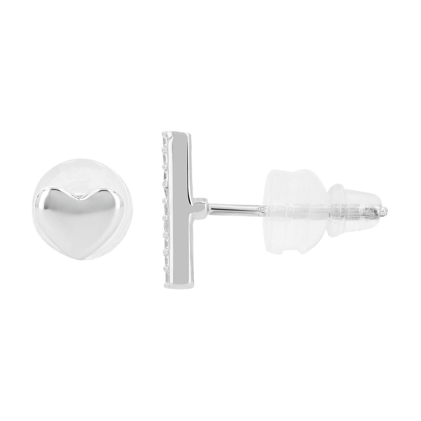 Damen Ohrringe – Ohrstecker aus 925 Silber mit Zirkonia