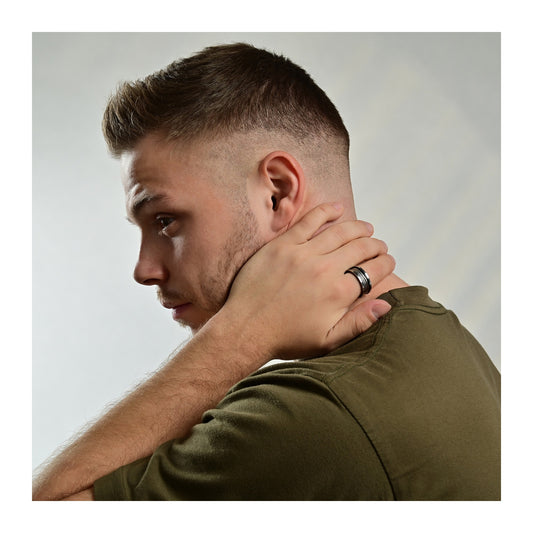 Herren Ring aus Edelstahl