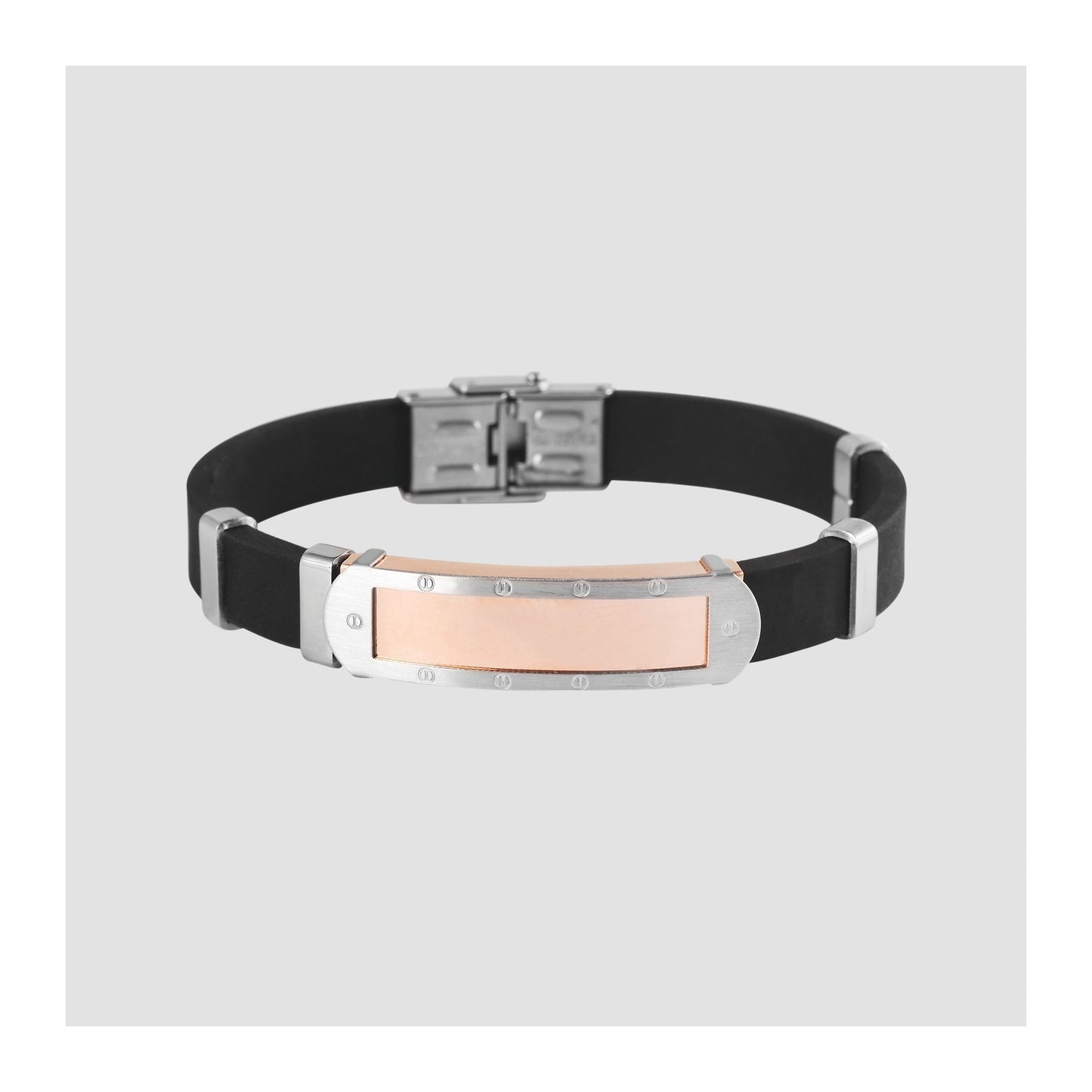 Unisex Armband aus Kautschuk 22 cm