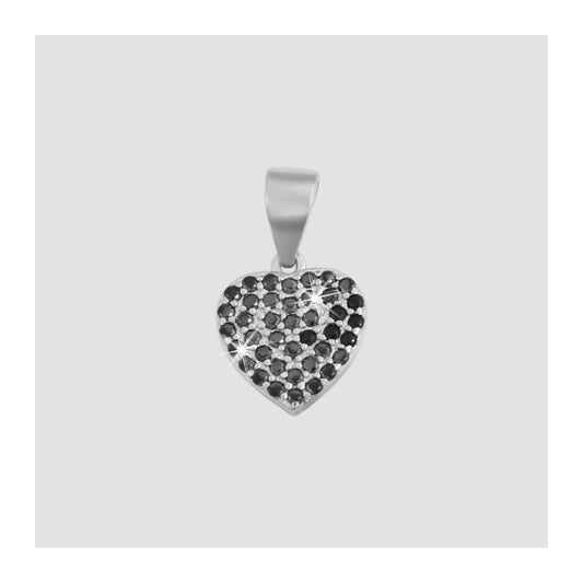 Damen Anhänger – Herz Herzanhänger aus 925 Silber mit Zirkonia