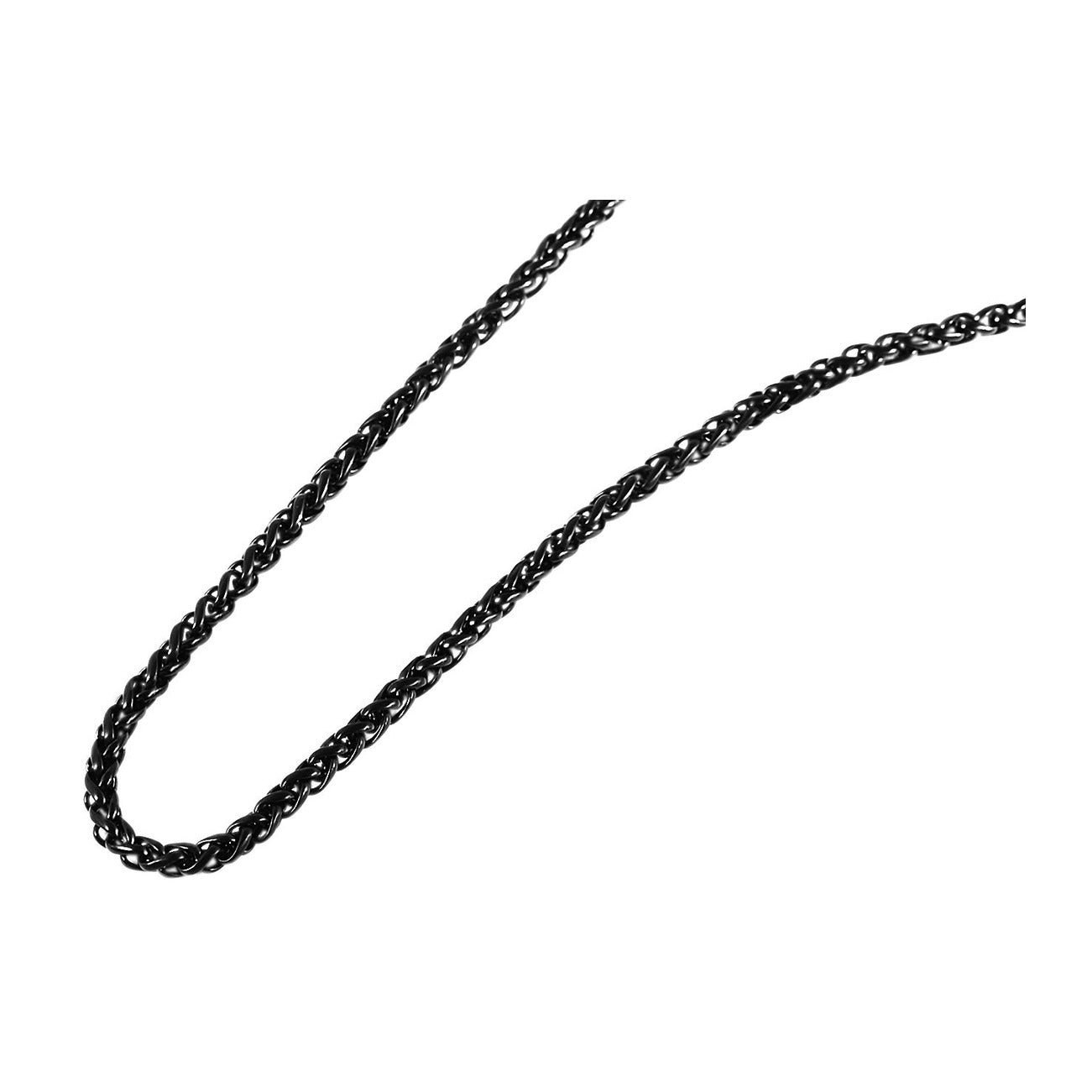 Unisex Halskette – Kordelkette aus Edelstahl 60 cm