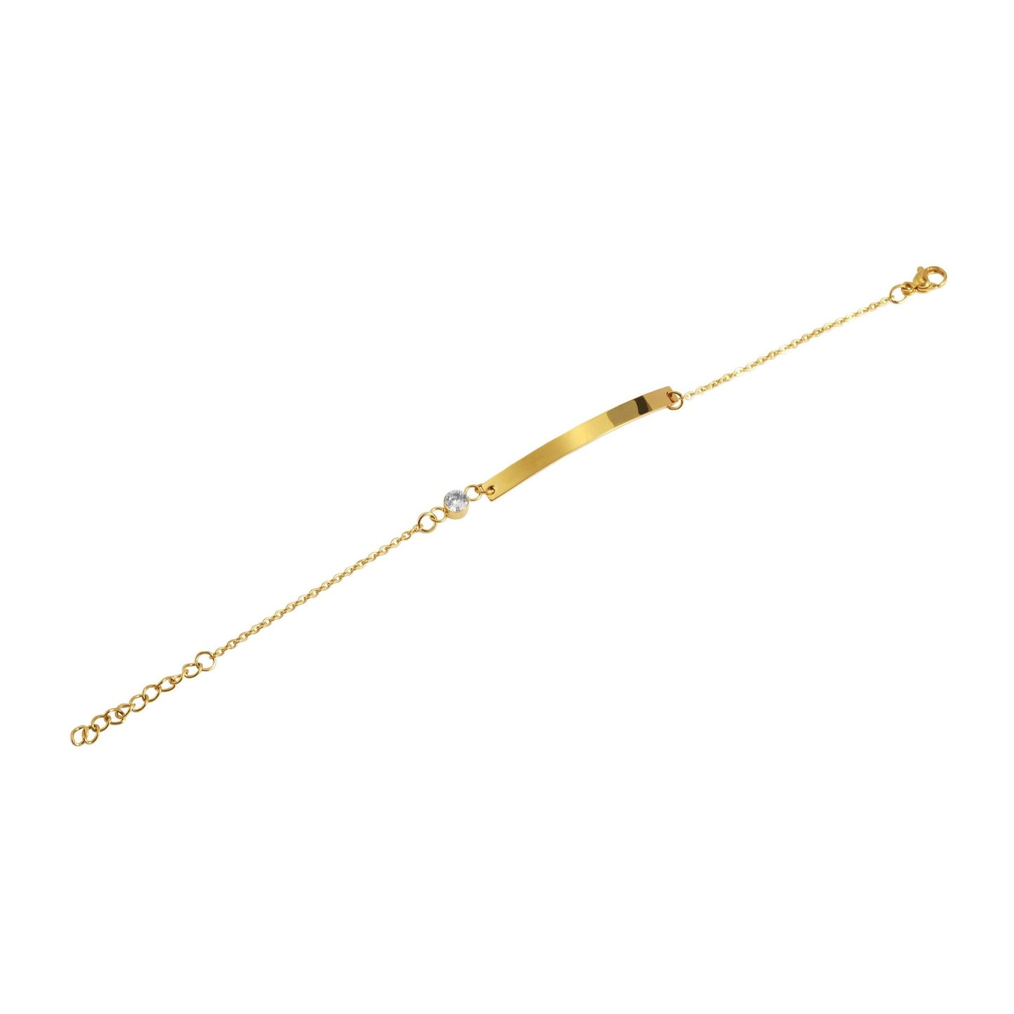 Damen Armband aus Edelstahl 17 cm