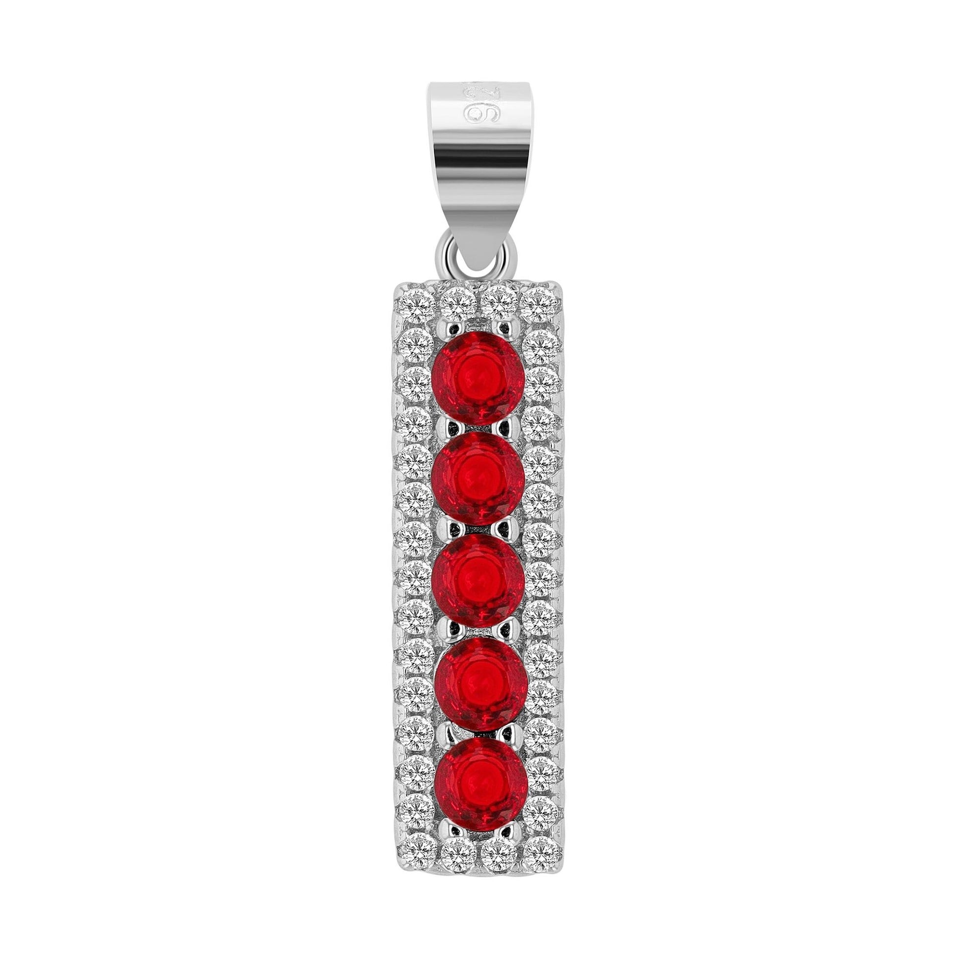 Damen Anhänger – Herzanhänger aus 925 Silber mit Zirkonia